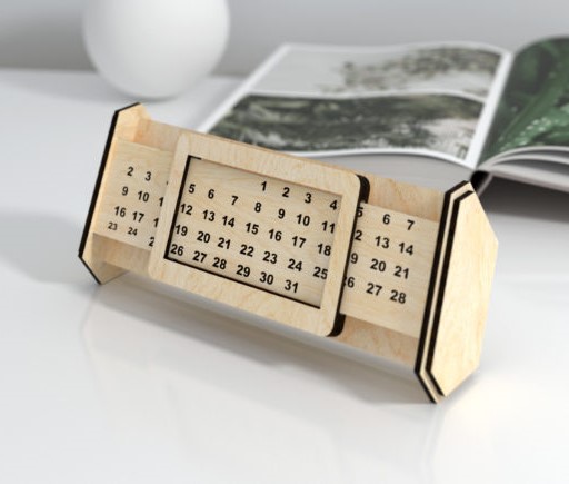 imagem do arquivo vetor para download Calendário Perpétuo