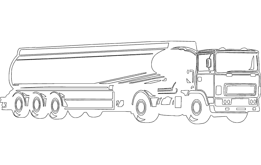 imagem do arquivo vetor para download Caminhão-tanque de combustível