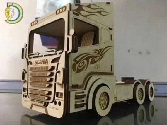 imagem do arquivo vetor para download Caminhão de Brinquedo Scania R580