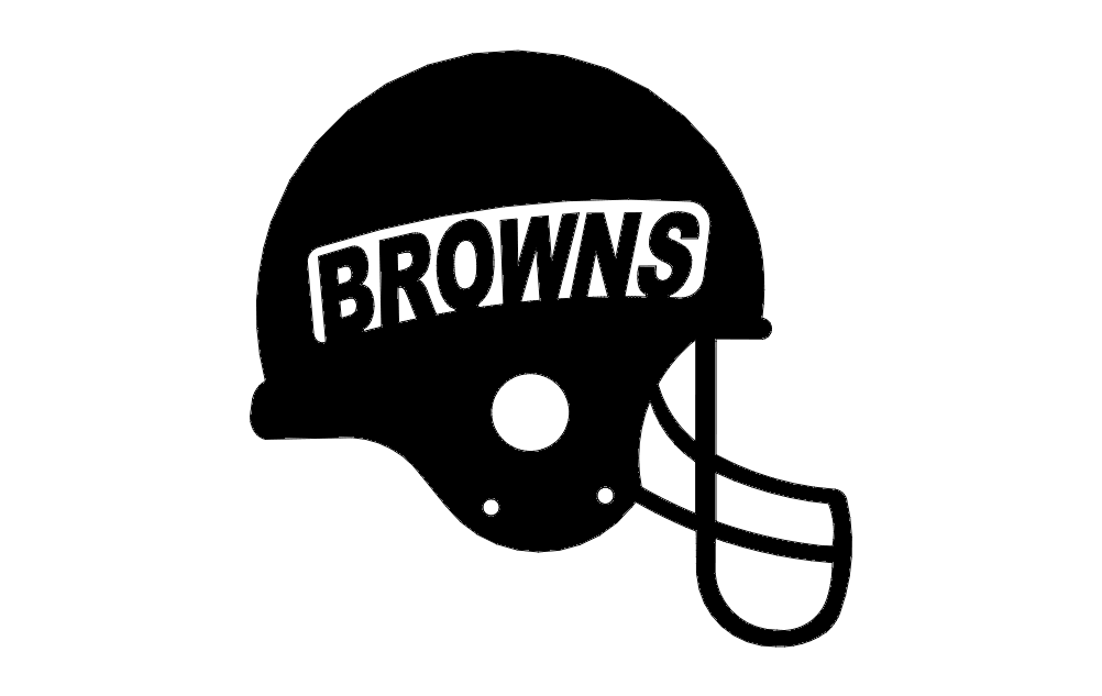 imagem do arquivo vetor para download Capacete Browns