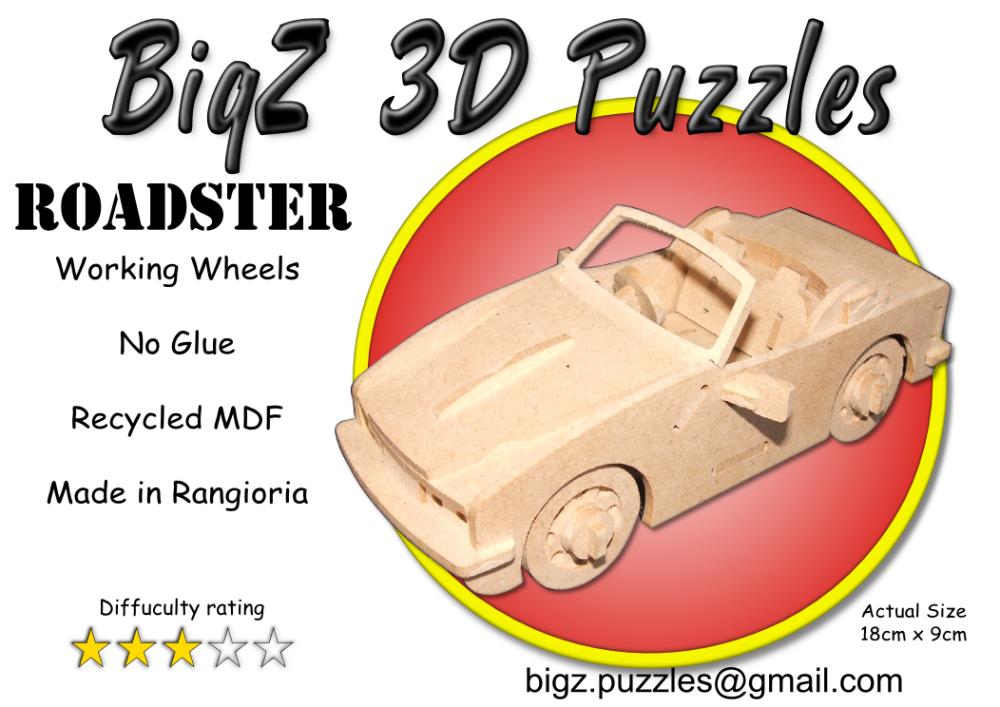 imagem do arquivo vetor para download Carro Roadster 3MM