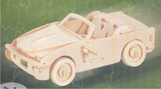 imagem do arquivo vetor para download Carro Roadster 3MM