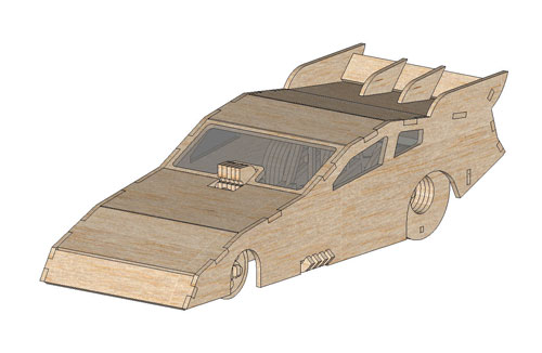 imagem do arquivo vetor para download Carro  Dragster