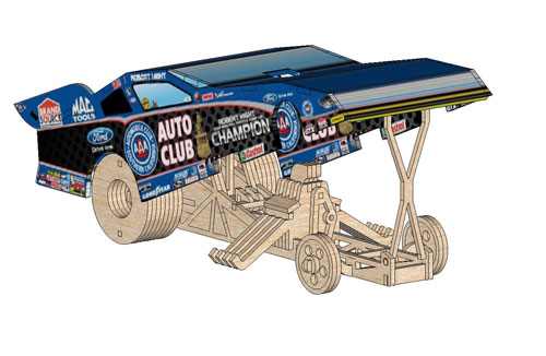 imagem do arquivo vetor para download Carro  Dragster