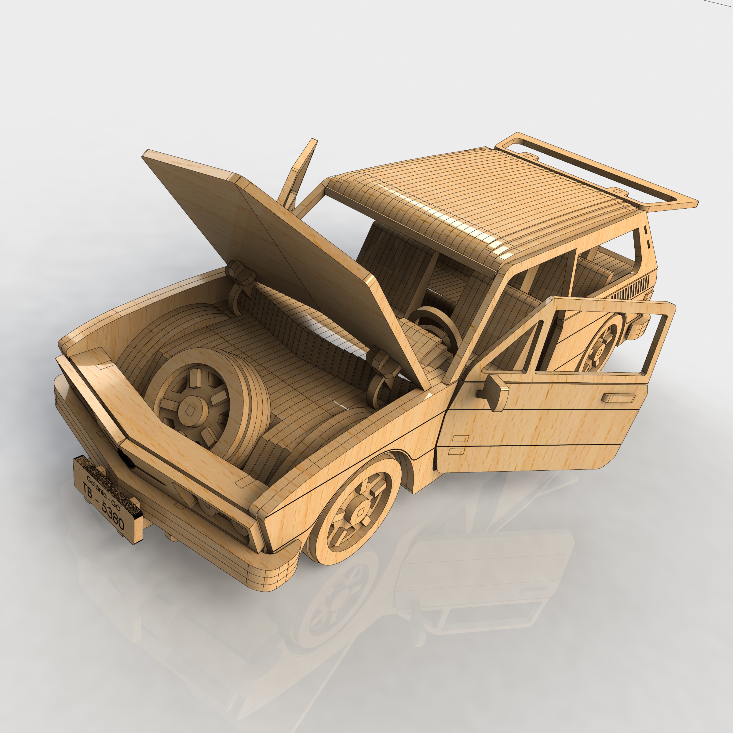 imagem do arquivo vetor para download Carro brasilia