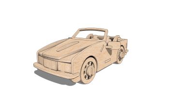 imagem do arquivo vetor para download Carro conversível