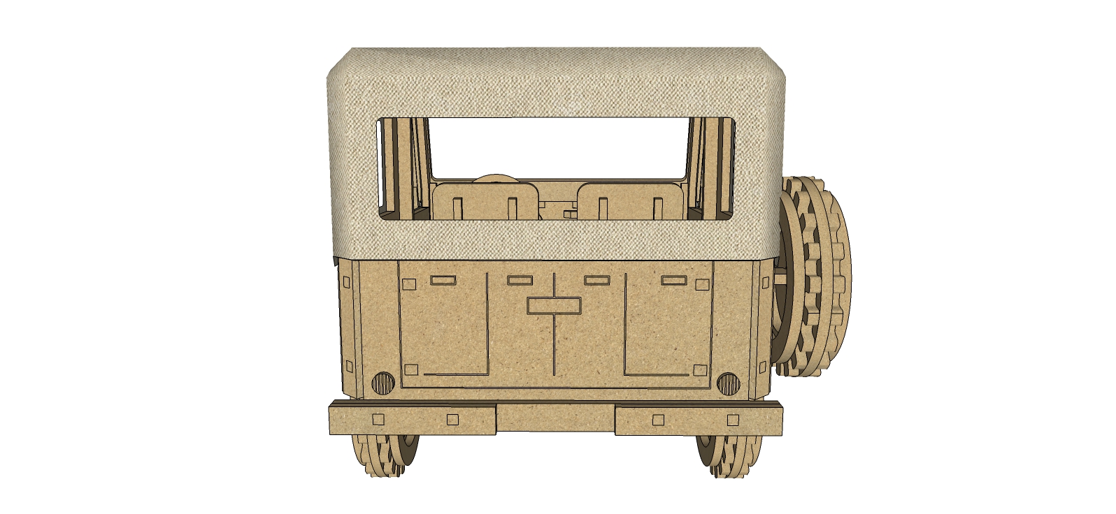 imagem do arquivo vetor para download Carro em miniatura CJ5 