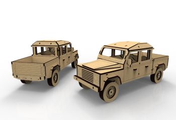 imagem do arquivo vetor para download Carro em miniatura Defender 130 3mm
