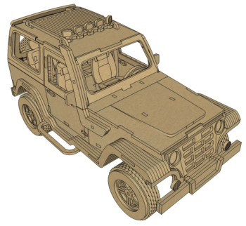 imagem do arquivo vetor para download Carro em miniatura Troller T 4