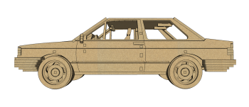 imagem do arquivo vetor para download Carro em miniatura Voyage
