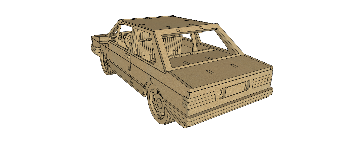imagem do arquivo vetor para download Carro em miniatura Voyage