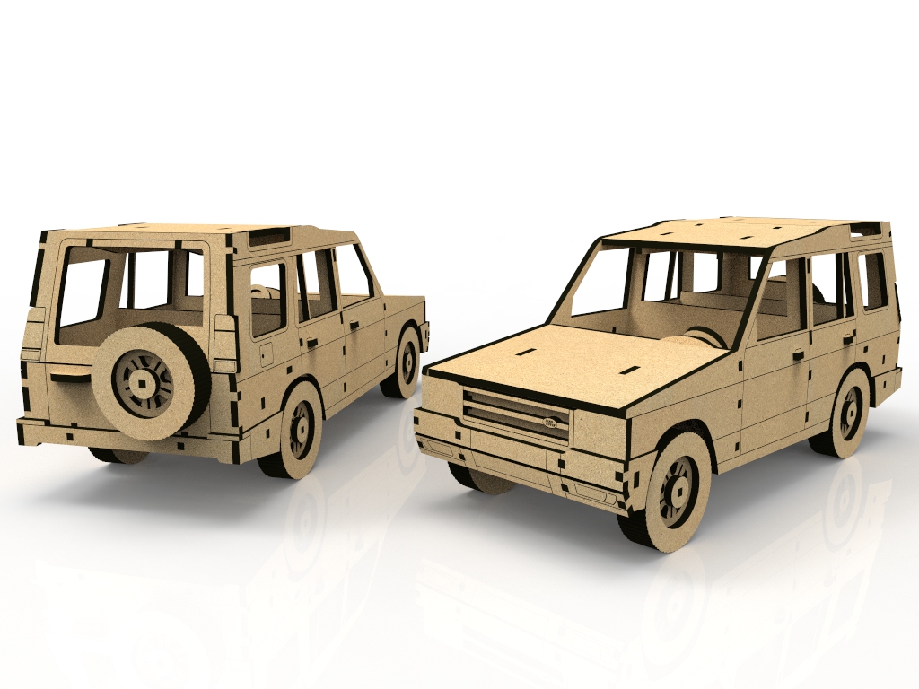 imagem do arquivo vetor para download Carro em miniatura  Discovery II Pequena