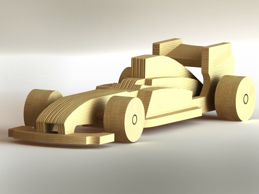 imagem do arquivo vetor para download Carro formula 1 em miniatura