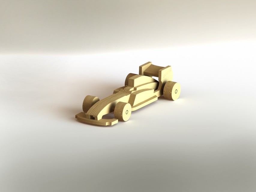 imagem do arquivo vetor para download Carro formula 1 em miniatura