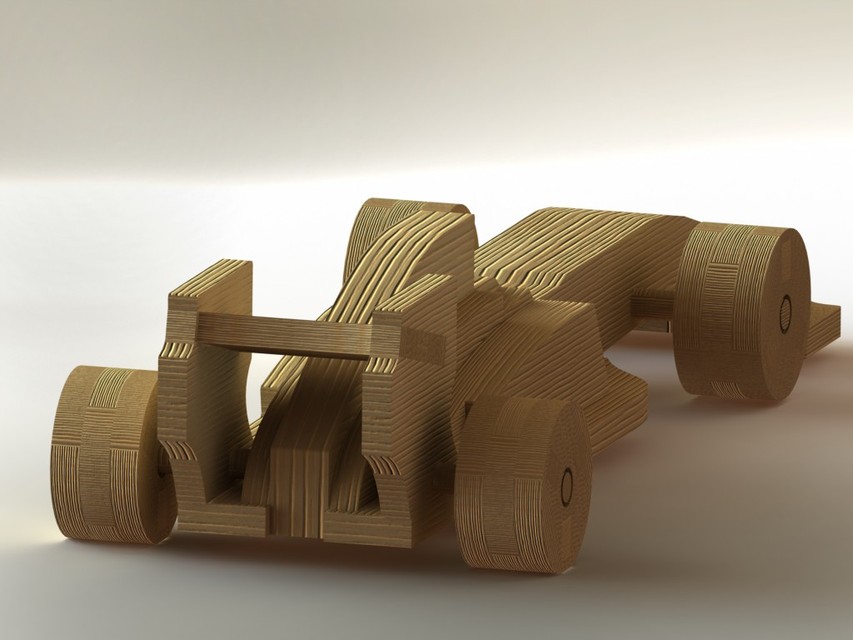 imagem do arquivo vetor para download Carro formula 1 em miniatura