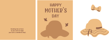 imagem do arquivo vetor para download Cartão para os dias das mães