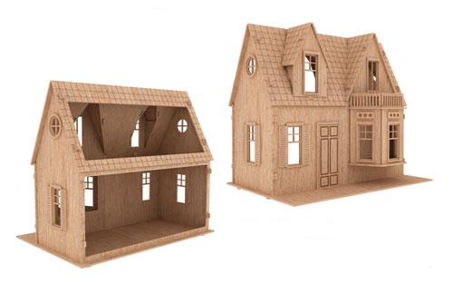 imagem do arquivo vetor para download Casa de Bonecas