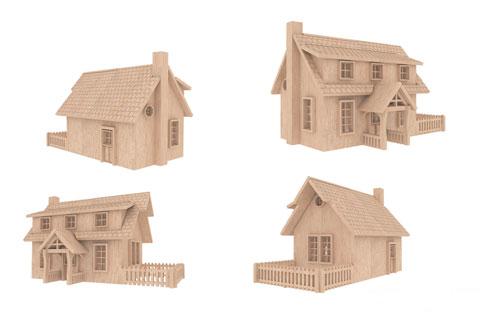 imagem do arquivo vetor para download Casa de Bonecas