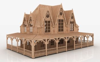 imagem do arquivo vetor para download Casa de Bonecas