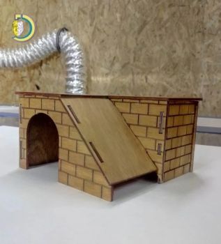 imagem do arquivo vetor para download Casa de Hamster para Ratos Cortada a Laser 