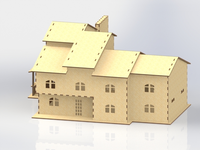 imagem do arquivo vetor para download Casa de boneca