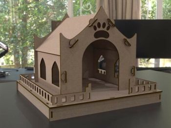 imagem do arquivo vetor para download Casa de gato 