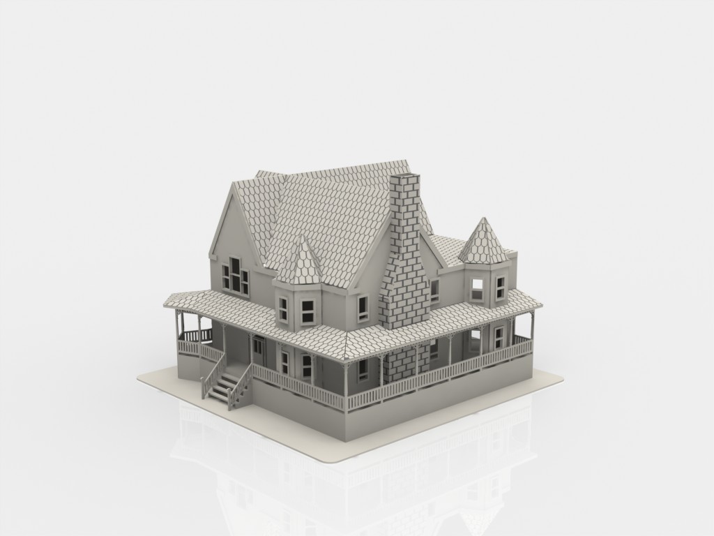 imagem do arquivo vetor para download Casinha de boneca