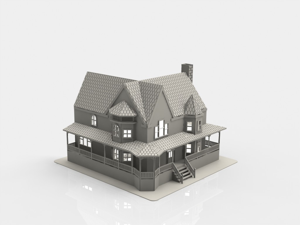 imagem do arquivo vetor para download Casinha de boneca