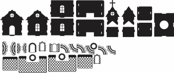 imagem do arquivo vetor para download Casinha de natal decorativo