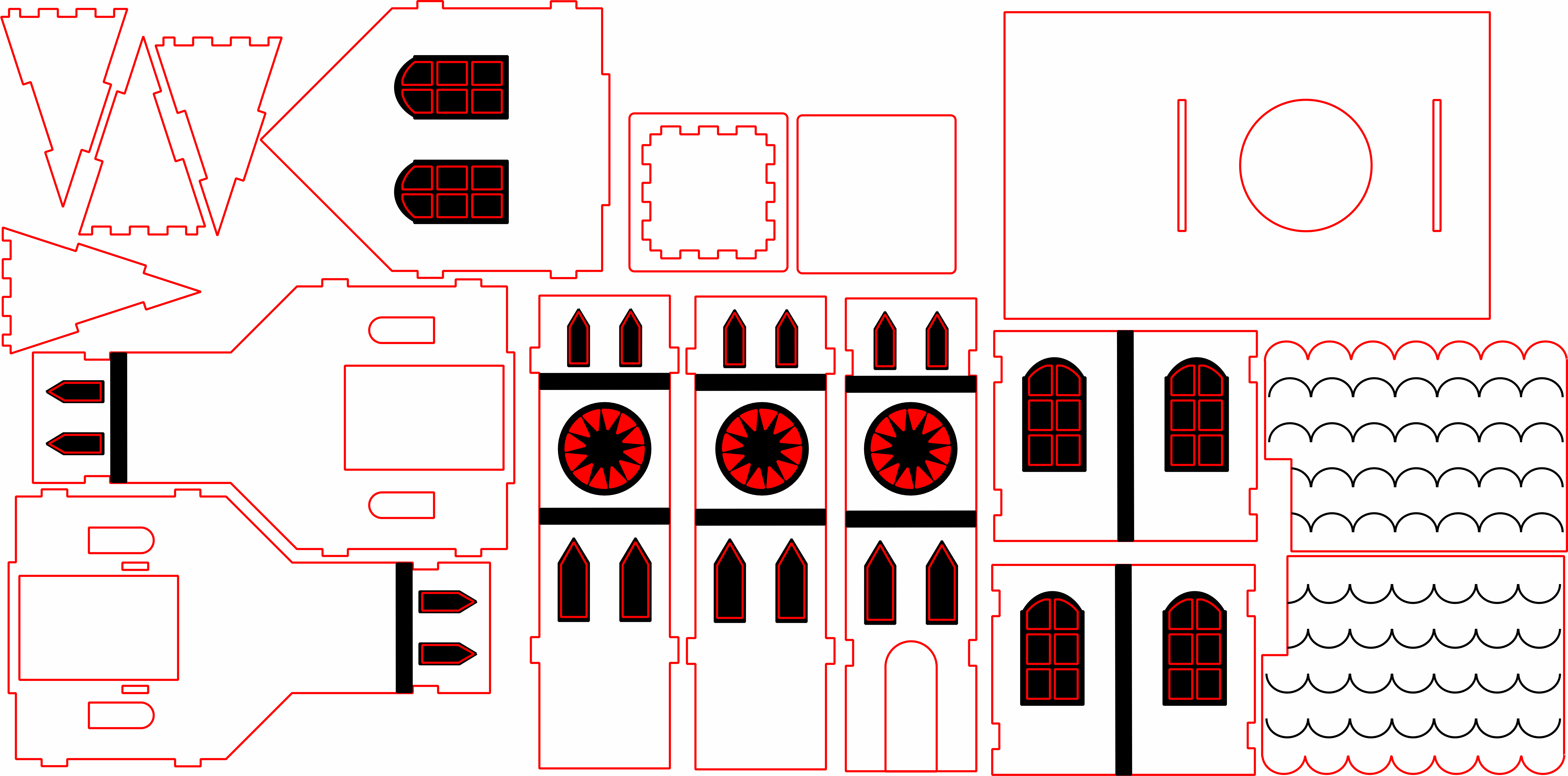 imagem do arquivo vetor para download Casinha de natal decorativo