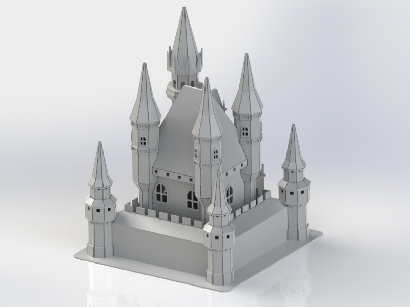 imagem do arquivo vetor para download Castelo 