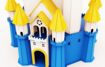 imagem do arquivo vetor para download Castelo de princesa