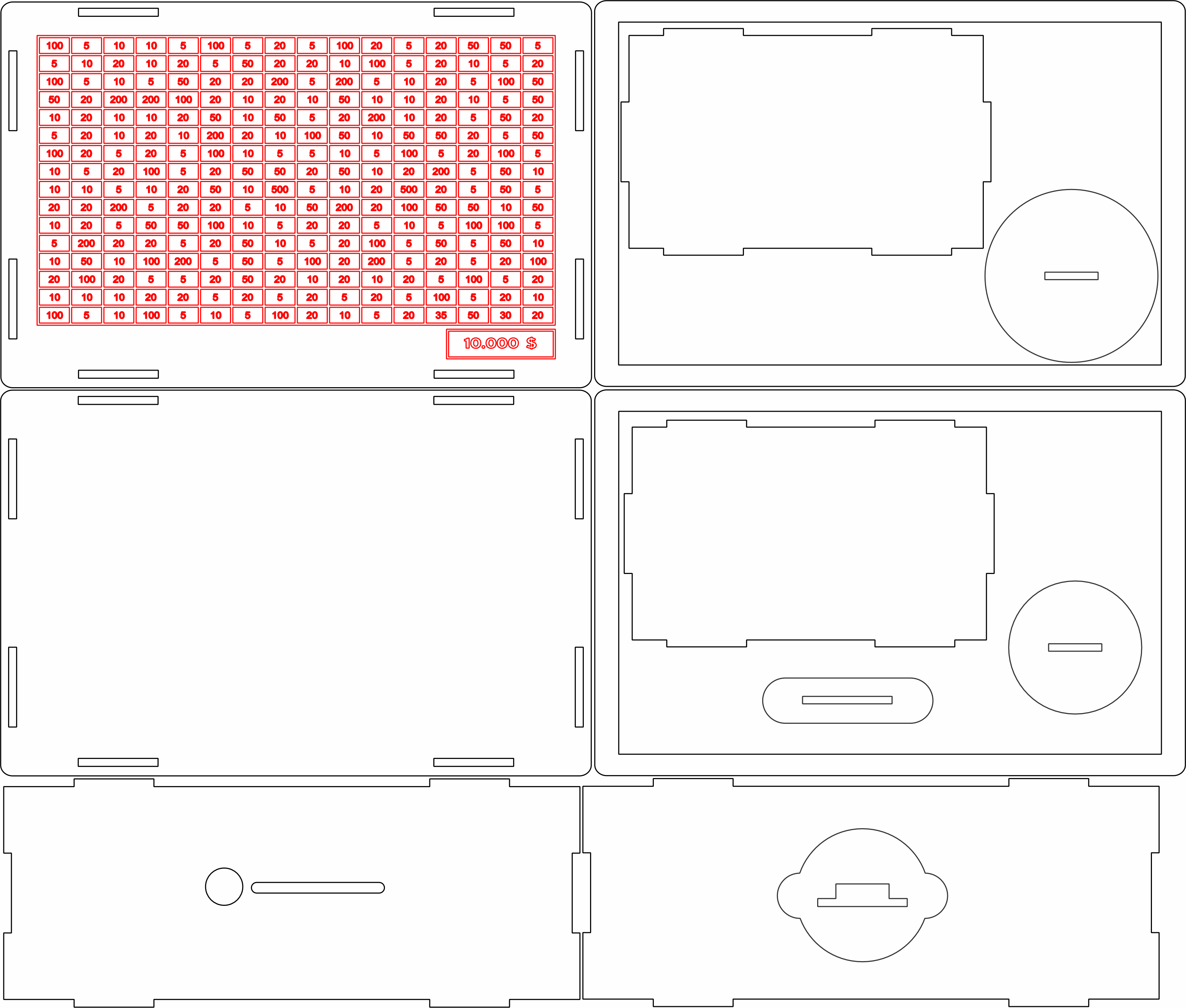 imagem do arquivo vetor para download Cofre Desafio de RS10.000