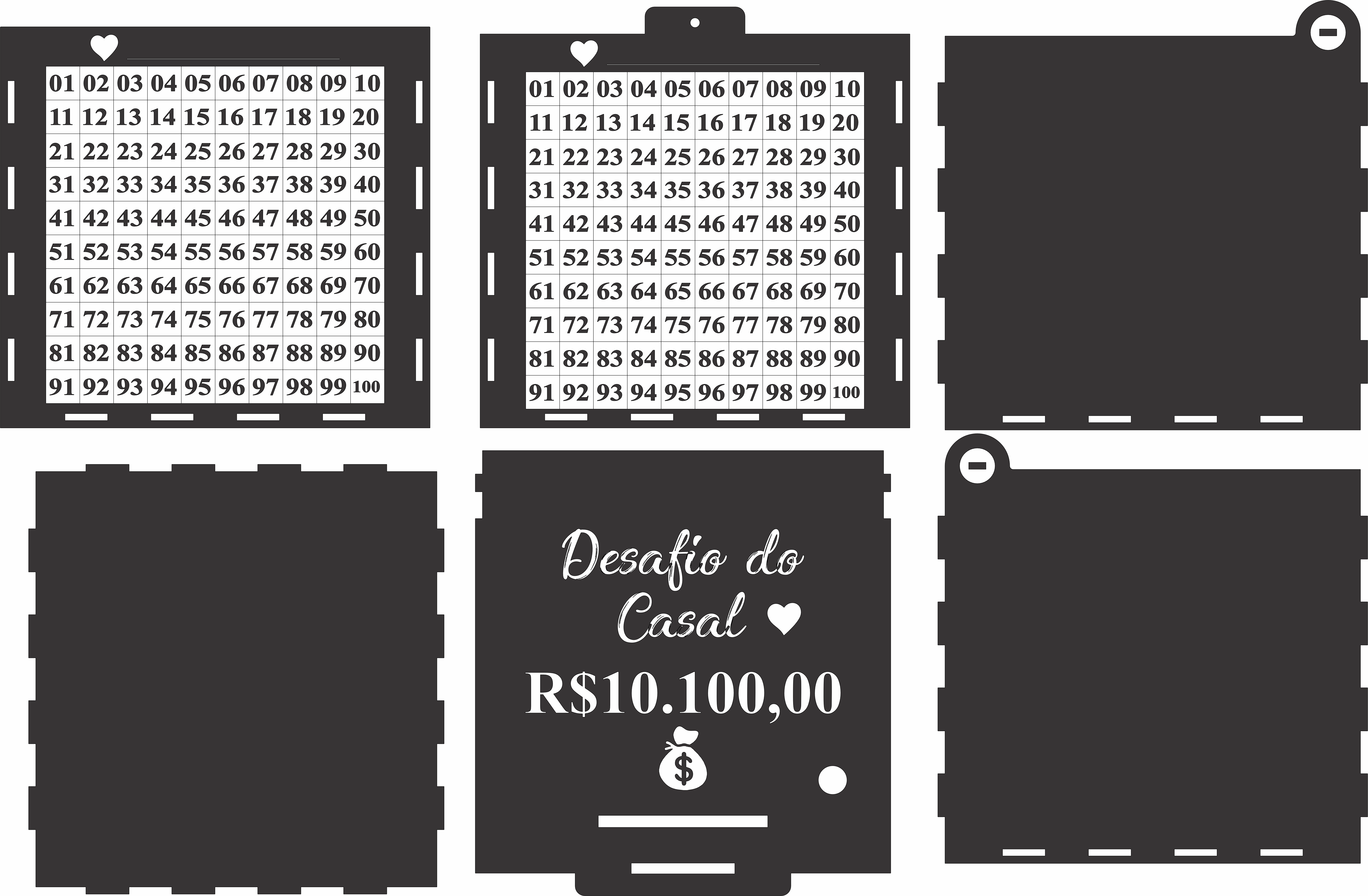 imagem do arquivo vetor para download Cofre desafio de casal RS 10.100