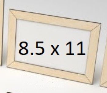 imagem do arquivo vetor para download Conjunto de Moldura de Quadro a Laser 8.5x11