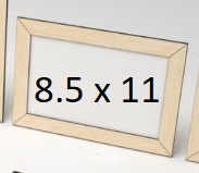 imagem do arquivo vetor para download Conjunto de Moldura de Quadro a Laser 8.5x11