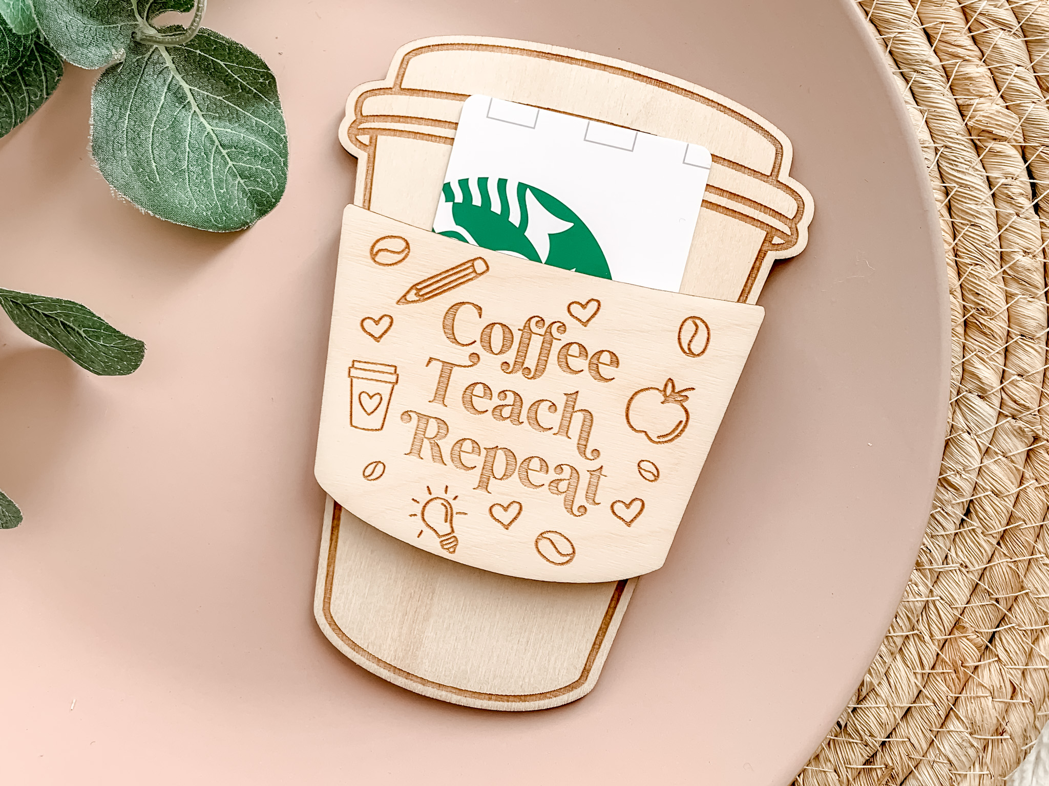 imagem do arquivo vetor para download Copos decorativos para Professores personalizados