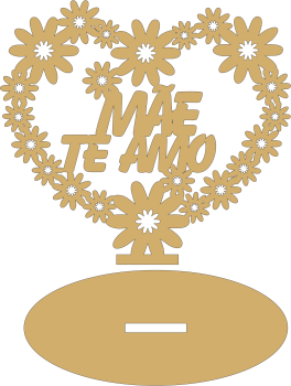 imagem do arquivo vetor para download Coração Decorativo para dias das Mães