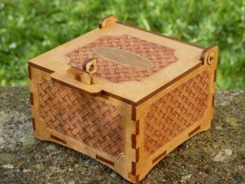 imagem do arquivo vetor para download Corte a laser cnc caixa de cesto