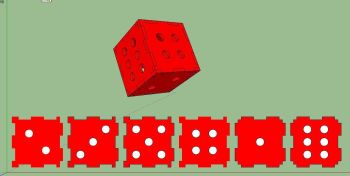 imagem do arquivo vetor para download Dado Vazado 