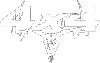 imagem do arquivo vetor para download Decalque 4x4