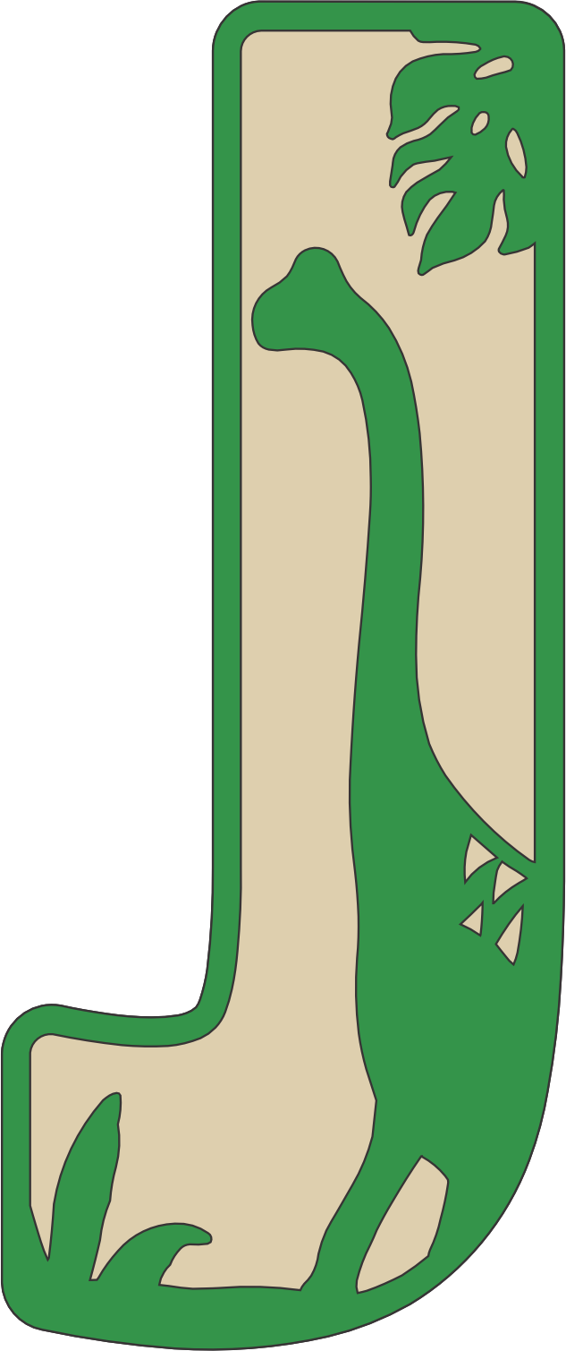 imagem do arquivo vetor para download Decoração alfabética dos dinossauros Letra J