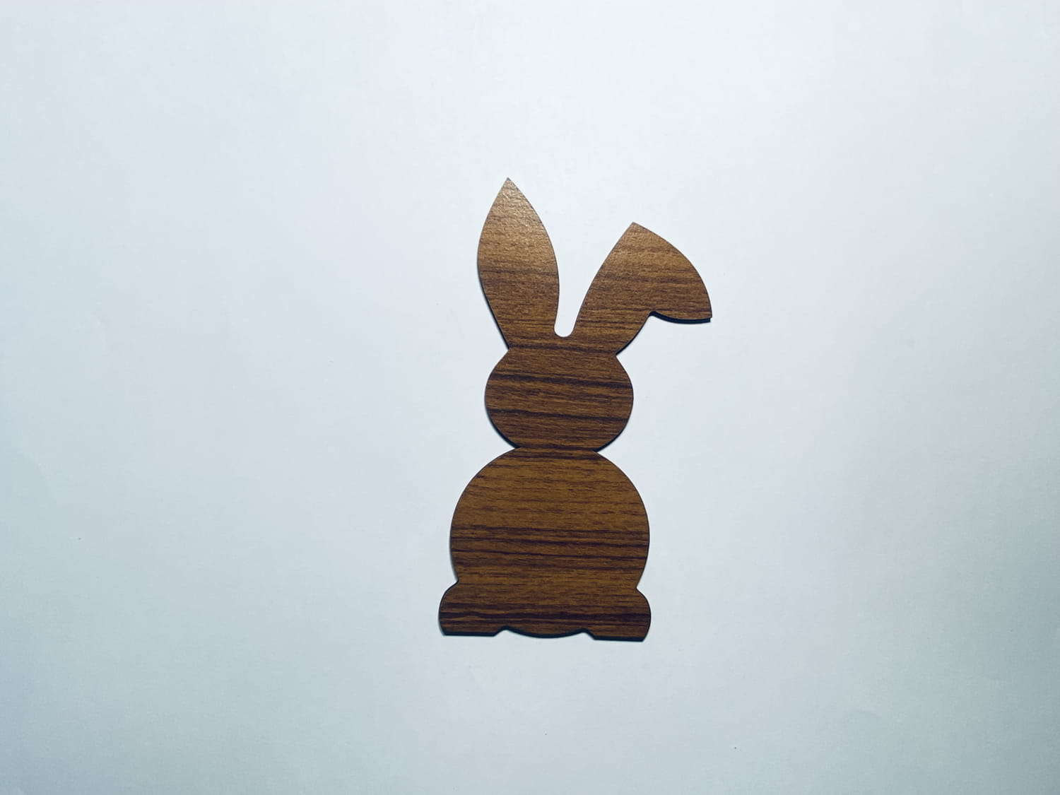 imagem do arquivo vetor para download Decoração de Coelho em Madeira Cortada a Laser