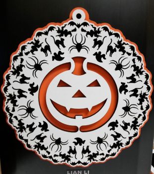 imagem do arquivo vetor para download Decoração de Parede em Camadas para o Halloween