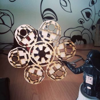 imagem do arquivo vetor para download Decoração de Star Wars Cortada a Laser 