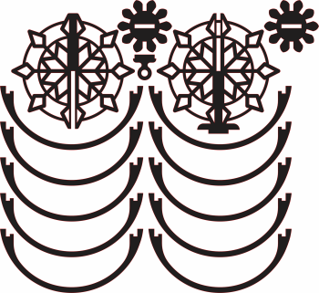 imagem do arquivo vetor para download Decoração de natal 