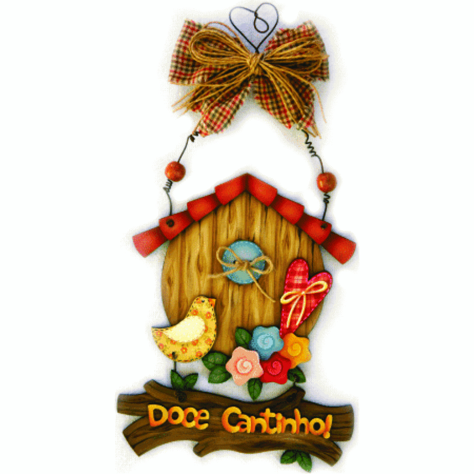 imagem do arquivo vetor para download Decoração de parede Casa de passarinho