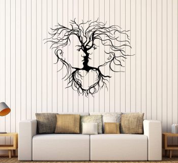 imagem do arquivo vetor para download Decoração de parede de árvore abstrata