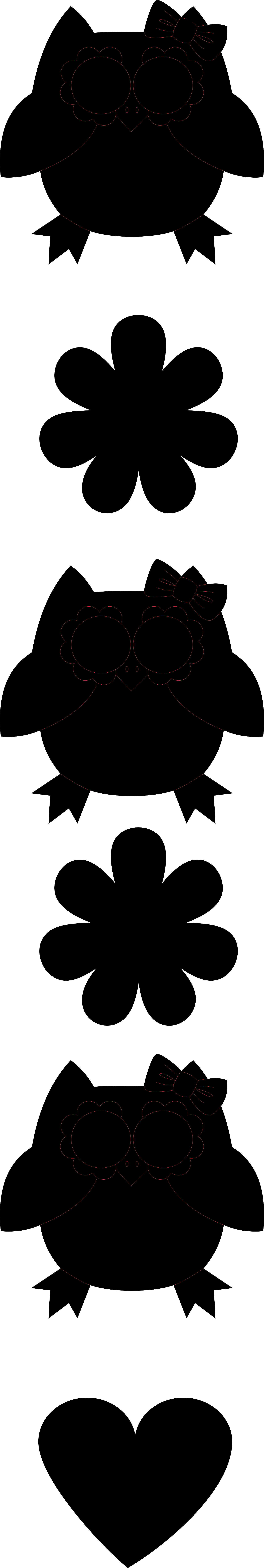 imagem do arquivo vetor para download Decoração de parede de coruja