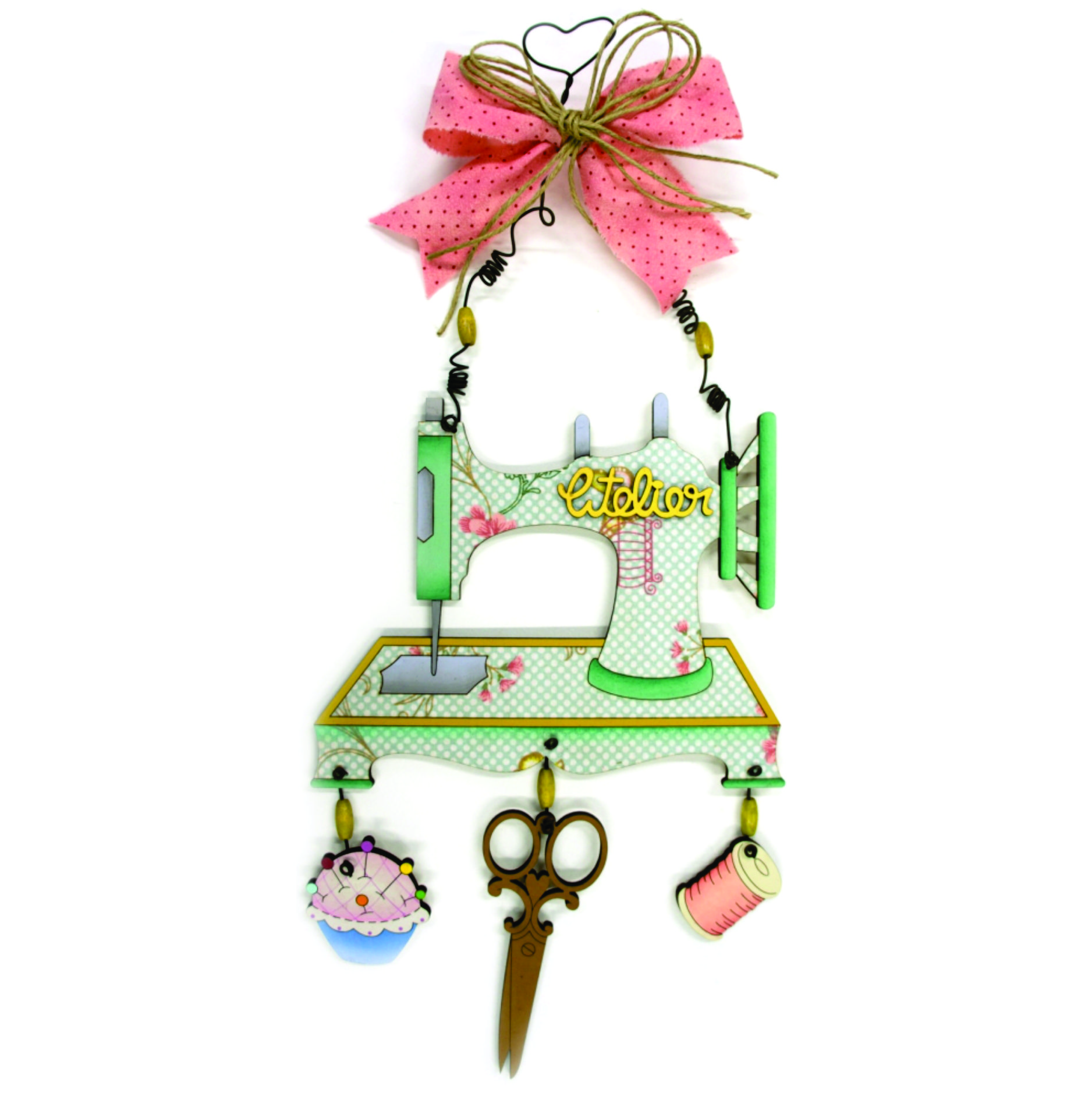 imagem do arquivo vetor para download Decoração de parede maquina de costura 